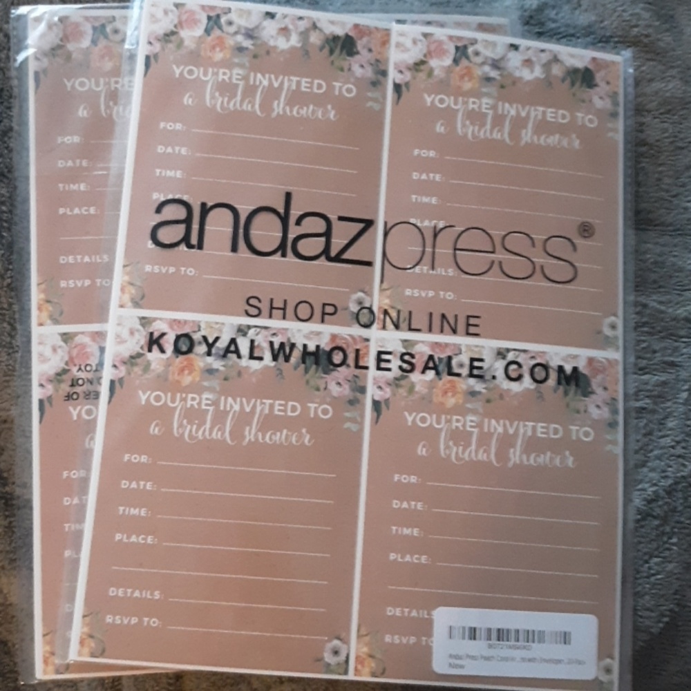 Bridal shower invite cards